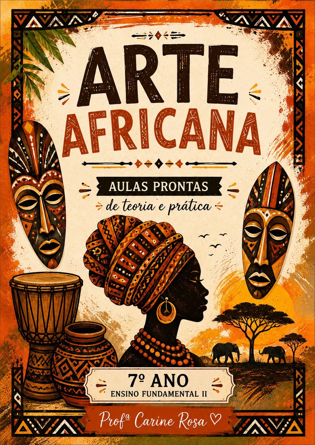 Capa do plano de aula Arte Africana